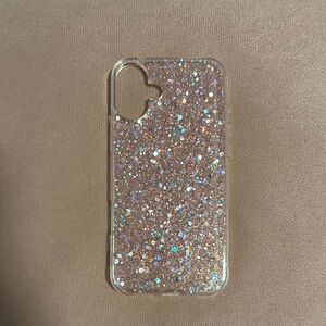 Pink Glittery Smartphone Case with Camera Cutout